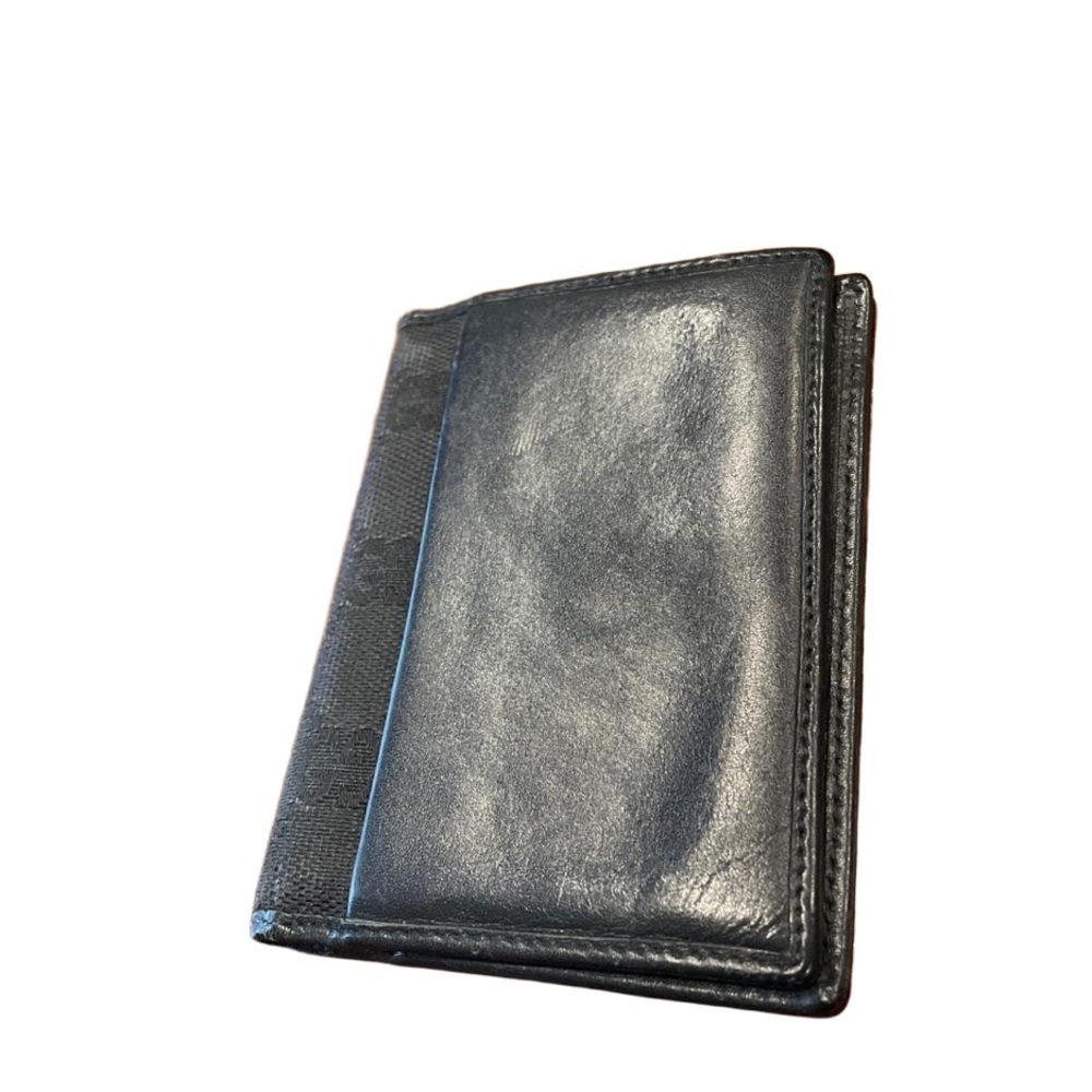 Gucci GG Leather/Canvas Britt Key Holder and Wallet set. Black/silver WLT2 - Picture 10 of 15